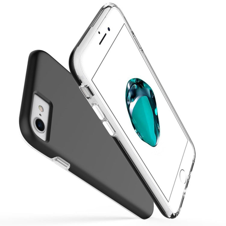For iPhone 6 & 6s PC + TPU Chrome Plated Press Button Protective Back Cover Case