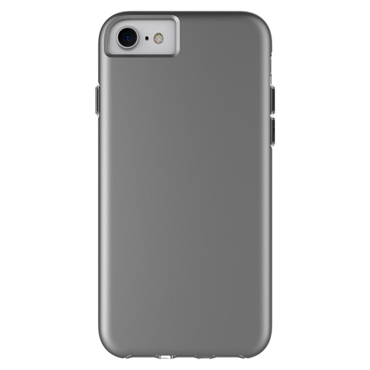 For iPhone 6 & 6s PC + TPU Chrome Plated Press Button Protective Back Cover Case