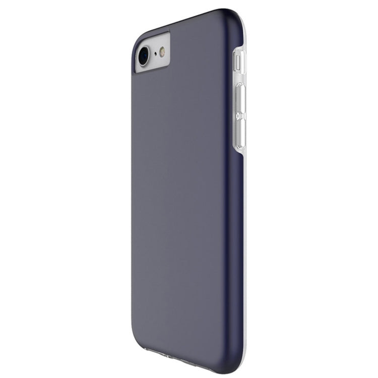 For iPhone 6 & 6s PC + TPU Chrome Plated Press Button Protective Back Cover Case