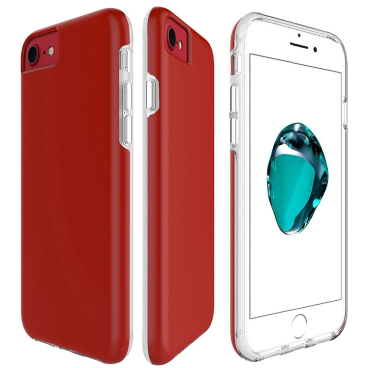 For iPhone 6 & 6s PC + TPU Chrome Plated Press Button Protective Back Cover Case