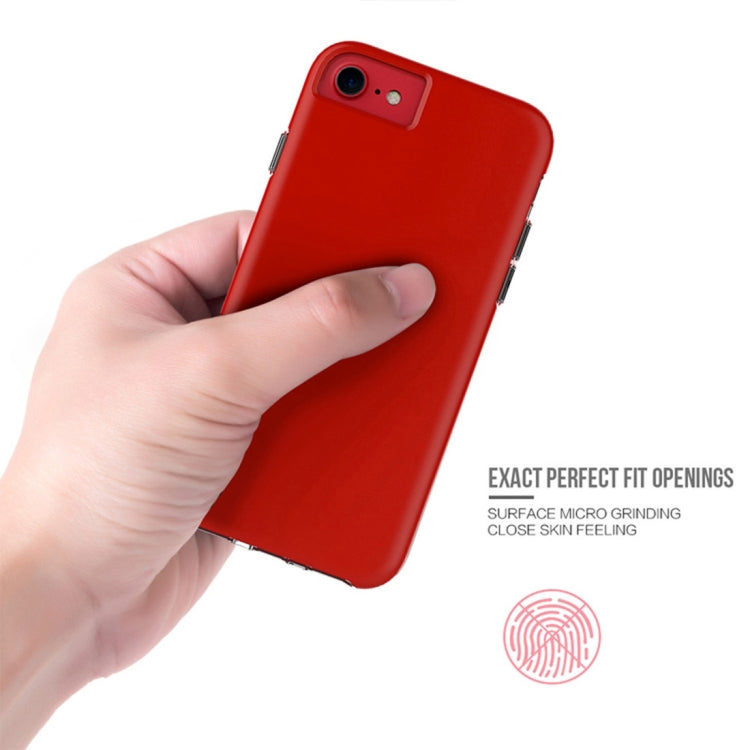 For iPhone 6 & 6s PC + TPU Chrome Plated Press Button Protective Back Cover Case