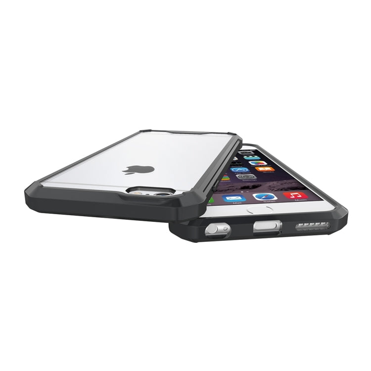 For iPhone 6 & 6s Shockproof Acrylic + TPU Transparent Armor Protective Case