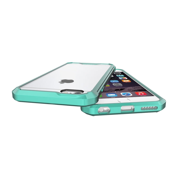 For iPhone 6 & 6s Shockproof Acrylic + TPU Transparent Armor Protective Case