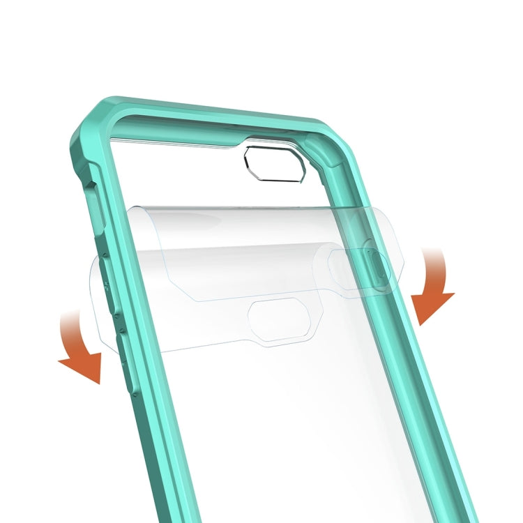 For iPhone 6 & 6s Shockproof Acrylic + TPU Transparent Armor Protective Case