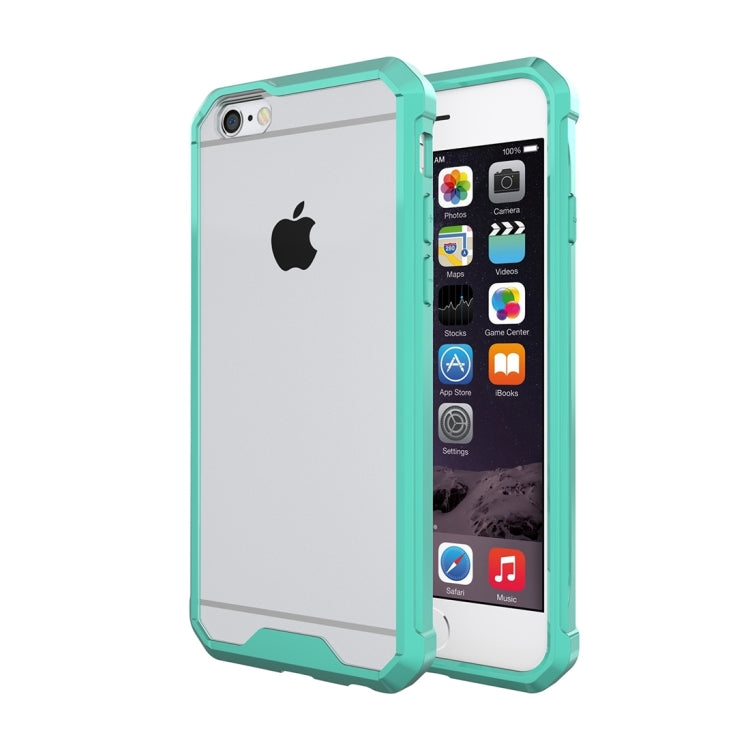 For iPhone 6 & 6s Shockproof Acrylic + TPU Transparent Armor Protective Case