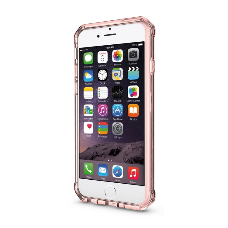 For iPhone 6 & 6s Shockproof Acrylic + TPU Transparent Armor Protective Case