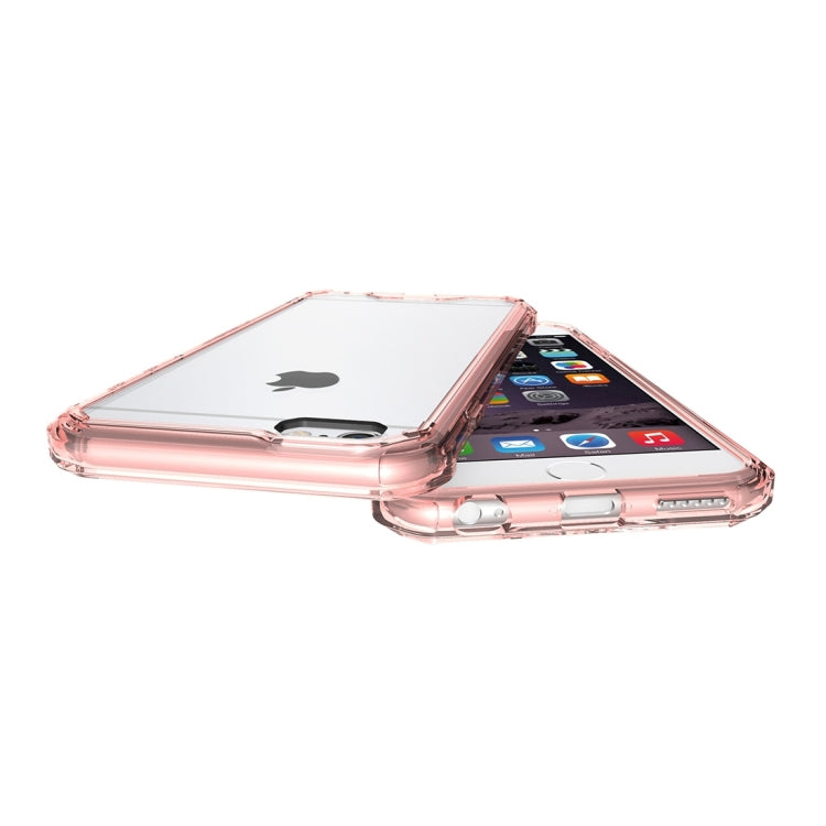 For iPhone 6 & 6s Shockproof Acrylic + TPU Transparent Armor Protective Case
