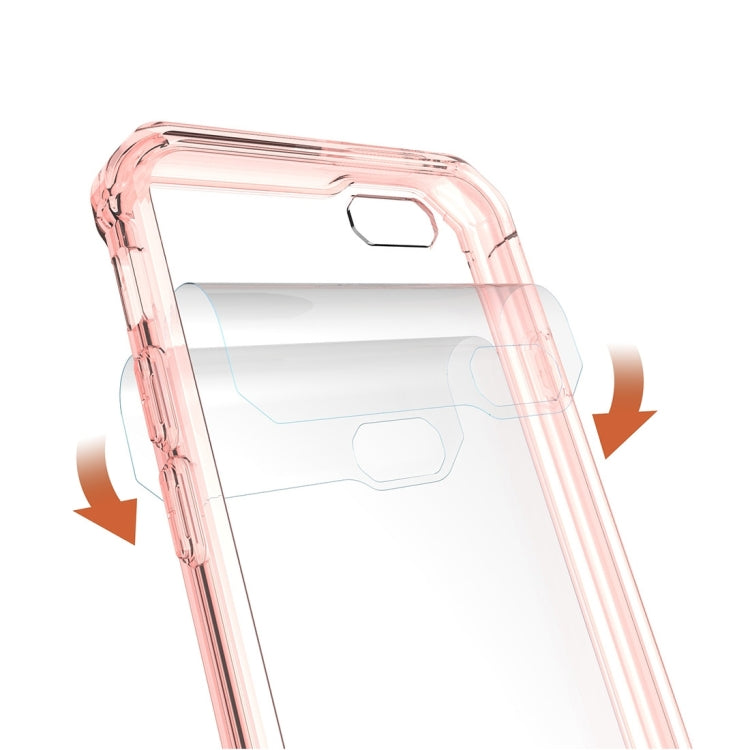 For iPhone 6 & 6s Shockproof Acrylic + TPU Transparent Armor Protective Case