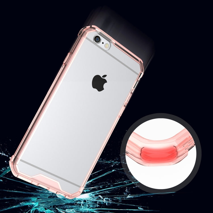 For iPhone 6 & 6s Shockproof Acrylic + TPU Transparent Armor Protective Case