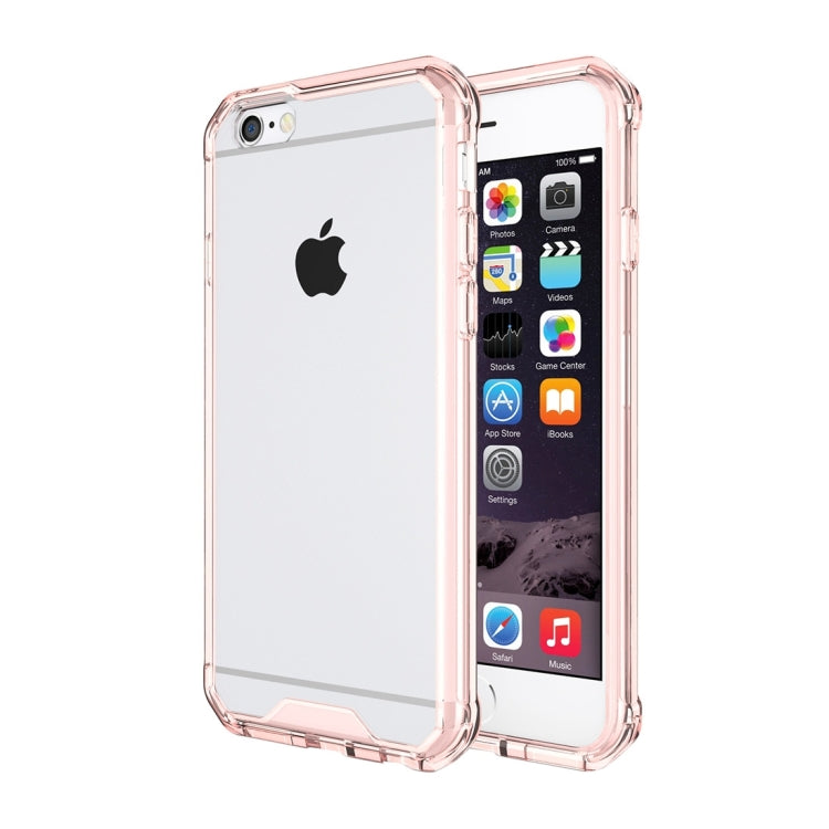 For iPhone 6 & 6s Shockproof Acrylic + TPU Transparent Armor Protective Case
