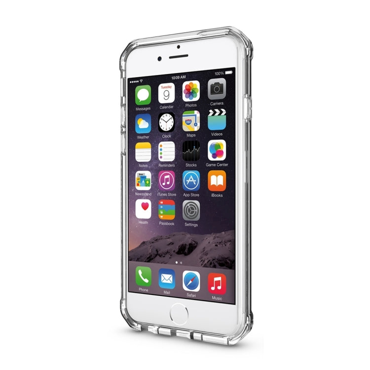 For iPhone 6 & 6s Shockproof Acrylic + TPU Transparent Armor Protective Case
