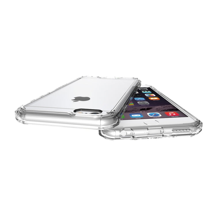 For iPhone 6 & 6s Shockproof Acrylic + TPU Transparent Armor Protective Case