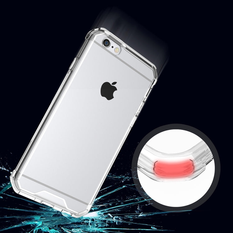 For iPhone 6 & 6s Shockproof Acrylic + TPU Transparent Armor Protective Case