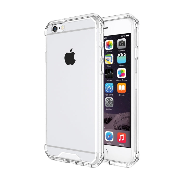 For iPhone 6 & 6s Shockproof Acrylic + TPU Transparent Armor Protective Case