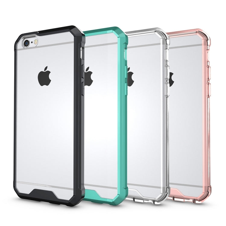 For iPhone 6 & 6s Shockproof Acrylic + TPU Transparent Armor Protective Case