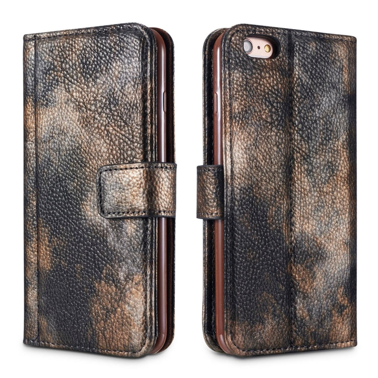 For iPhone 6 & 6s Retro Literary Forest Series Horizontal Flip Leather Case with Holder & Card Slot & Wallet & Photo Frame