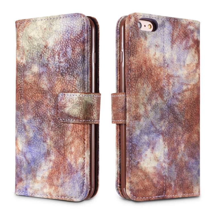 For iPhone 6 & 6s Retro Literary Forest Series Horizontal Flip Leather Case with Holder & Card Slot & Wallet & Photo Frame