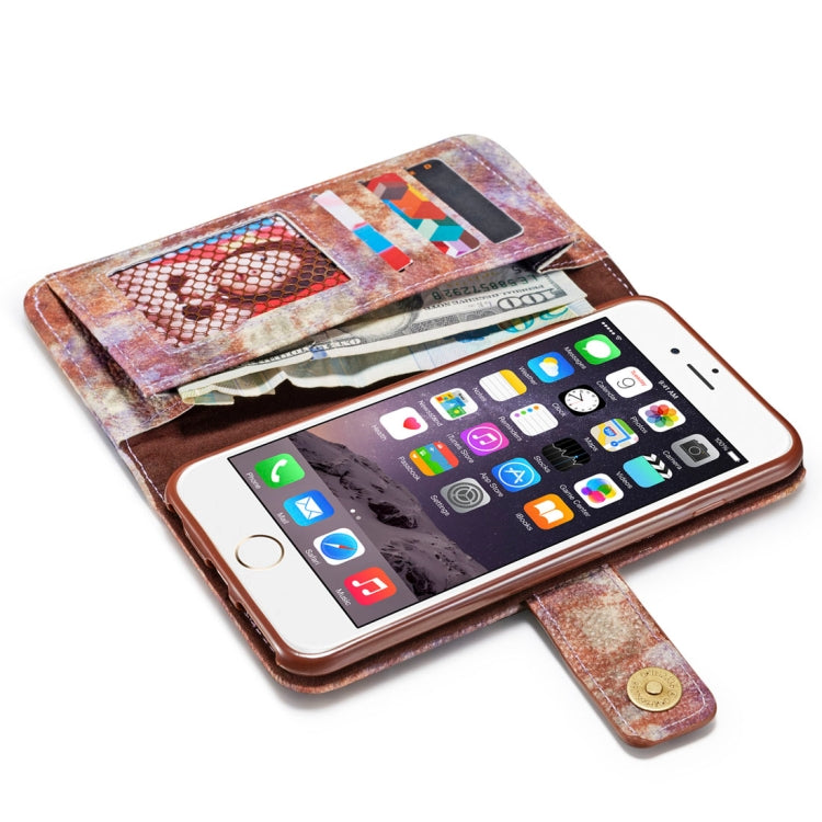 For iPhone 6 & 6s Retro Literary Forest Series Horizontal Flip Leather Case with Holder & Card Slot & Wallet & Photo Frame