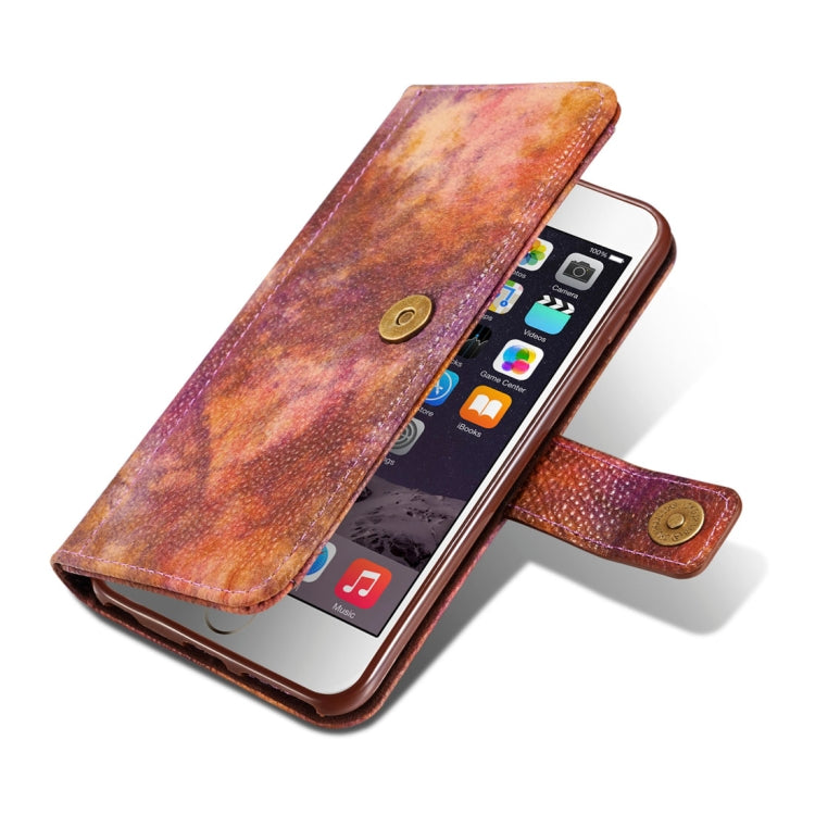 For iPhone 6 & 6s Retro Literary Forest Series Horizontal Flip Leather Case with Holder & Card Slot & Wallet & Photo Frame