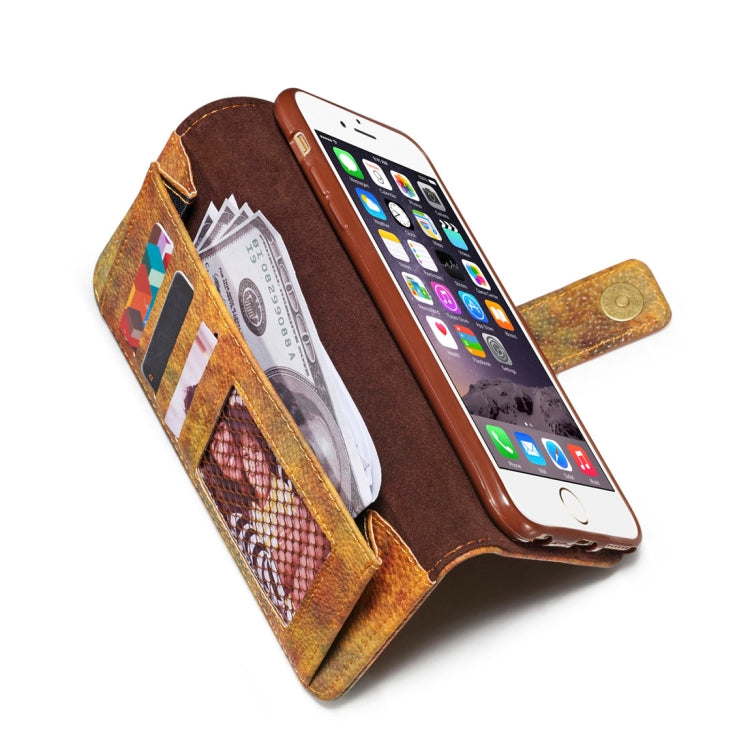 For iPhone 6 & 6s Retro Literary Forest Series Horizontal Flip Leather Case with Holder & Card Slot & Wallet & Photo Frame