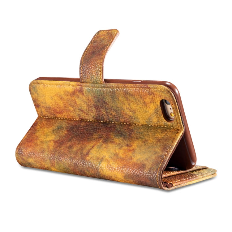 For iPhone 6 & 6s Retro Literary Forest Series Horizontal Flip Leather Case with Holder & Card Slot & Wallet & Photo Frame