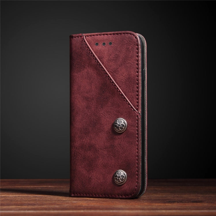 For iPhone 6 & 6s Bronze Texture Casual Style Horizontal Flip Leather Case with Holder & Card Slots