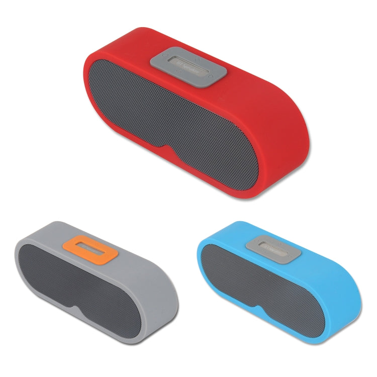 F1 Bluetooth 4.2 Stereo Speaker, Support Hands-free / AUX Audio / TF Card / FM (Grey)