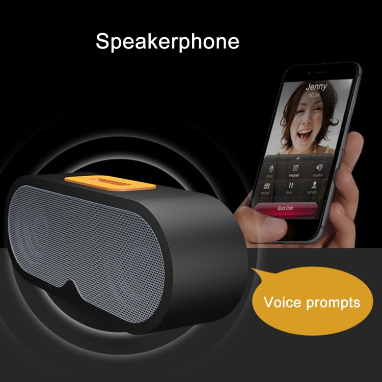 F1 Bluetooth 4.2 Stereo Speaker, Support Hands-free / AUX Audio / TF Card / FM (Grey)