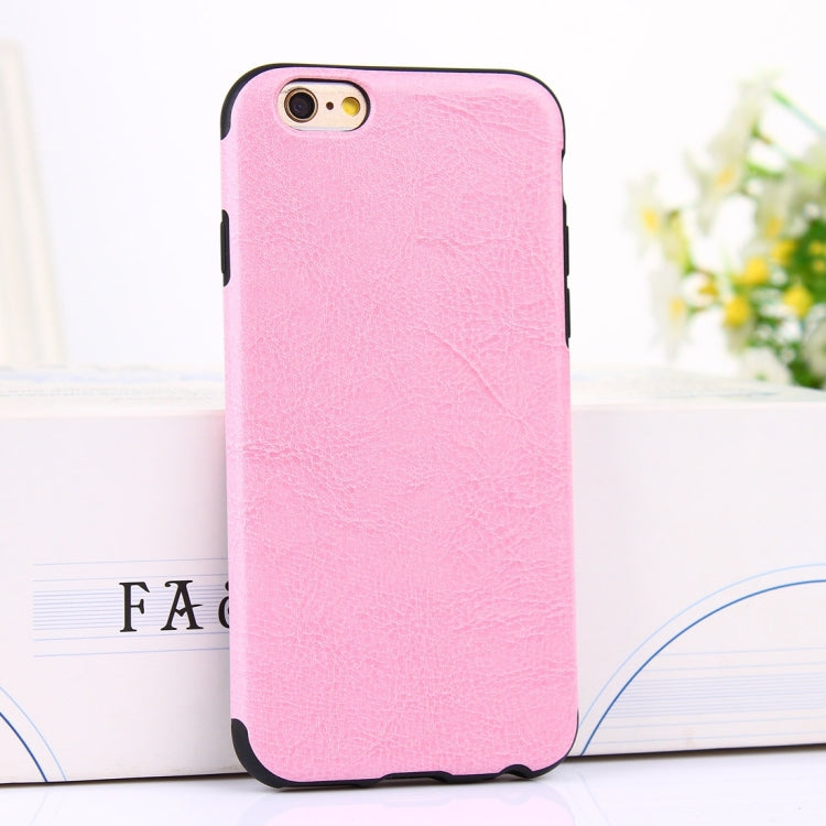 For iPhone 6 & 6s Crazy Horse Texture TPU + PU Protective Case