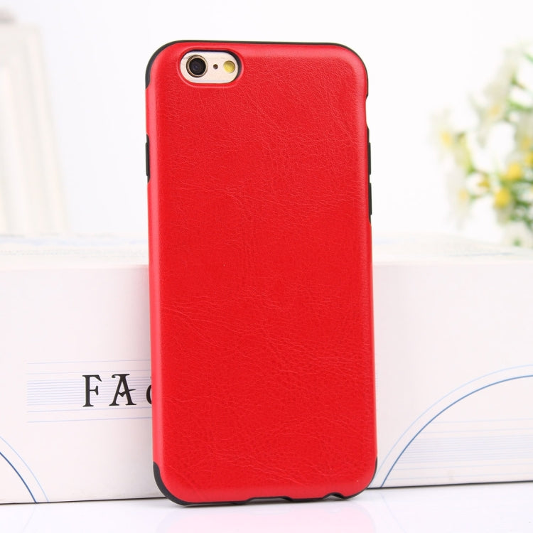 For iPhone 6 & 6s Crazy Horse Texture TPU + PU Protective Case