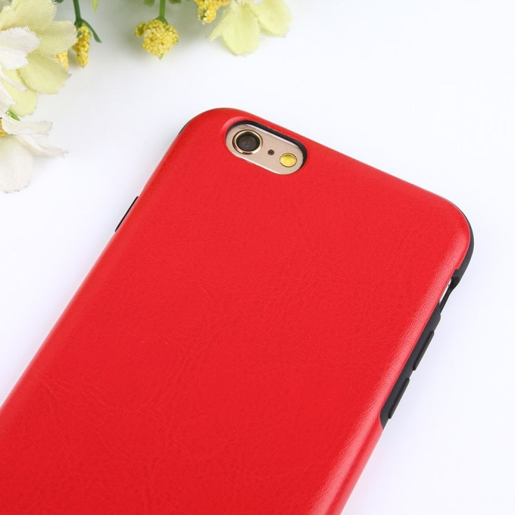 For iPhone 6 & 6s Crazy Horse Texture TPU + PU Protective Case