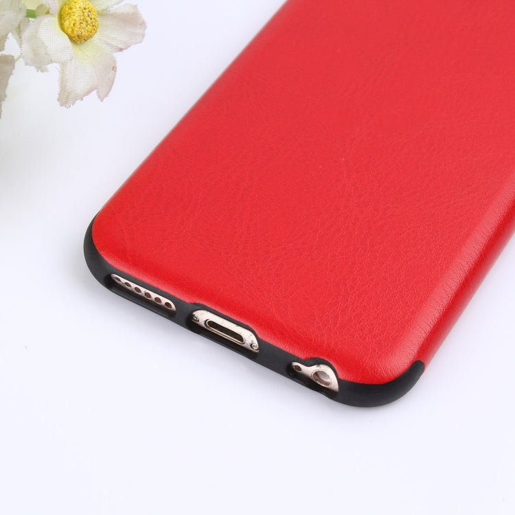 For iPhone 6 & 6s Crazy Horse Texture TPU + PU Protective Case