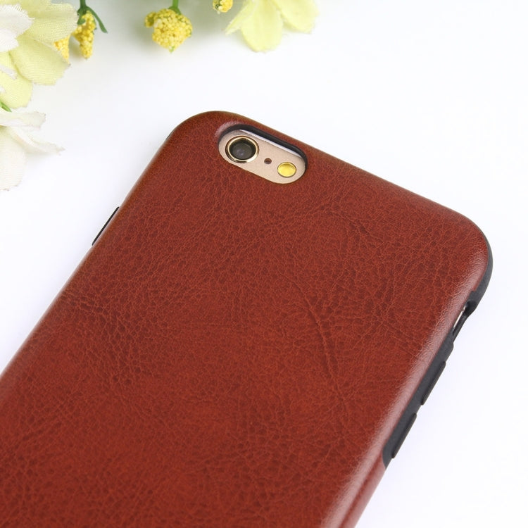 For iPhone 6 & 6s Crazy Horse Texture TPU + PU Protective Case