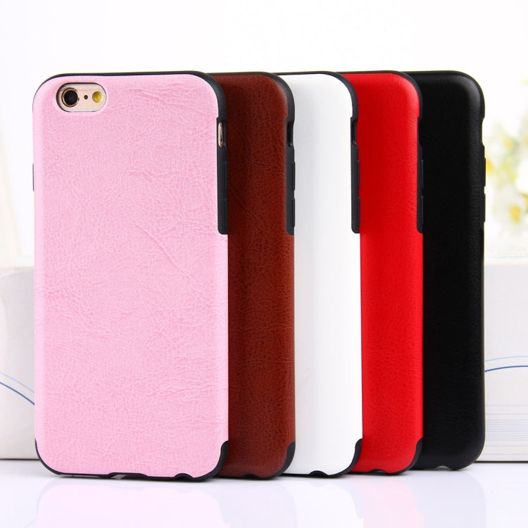 For iPhone 6 & 6s Crazy Horse Texture TPU + PU Protective Case