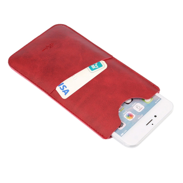 For iPhone 6 & 6s Little Cow Texture Vertical Style Leather Case / Shoulder Bag with Card Slot