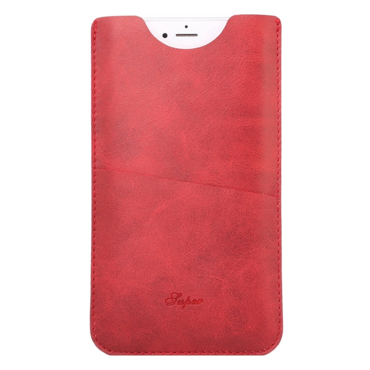 For iPhone 6 & 6s Little Cow Texture Vertical Style Leather Case / Shoulder Bag with Card Slot