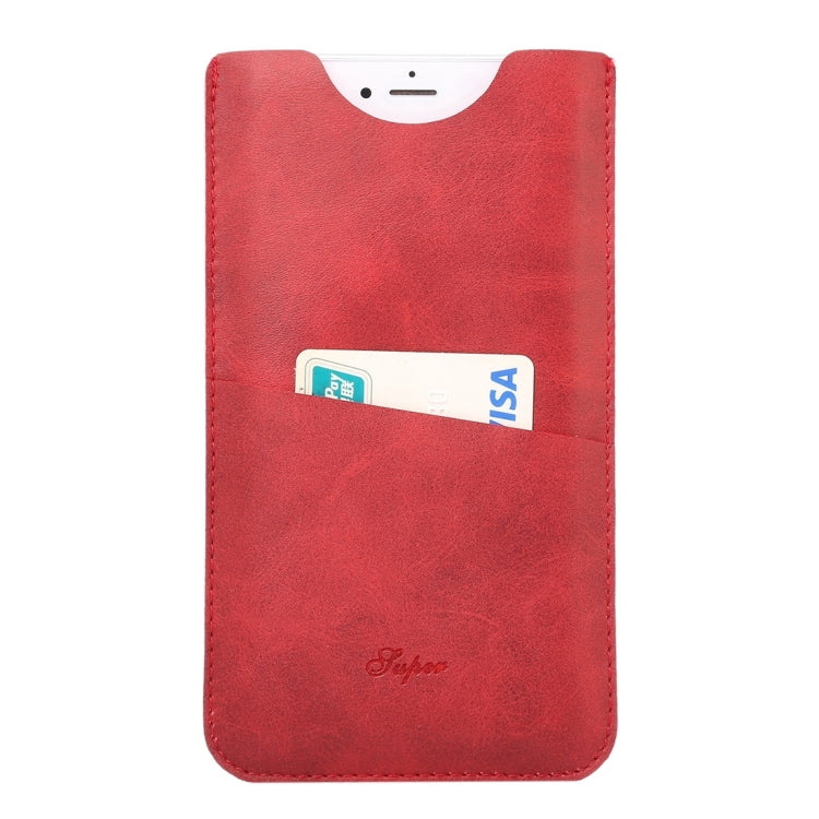 For iPhone 6 & 6s Little Cow Texture Vertical Style Leather Case / Shoulder Bag with Card Slot