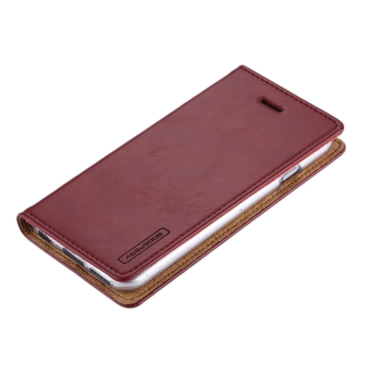 GOOSPERY BLUE MOON FLIP for iPhone 6 & 6s Crazy Horse Texture PU + TPU Horizontal Flip Leather Case with Holder & Card Slots & Wallet