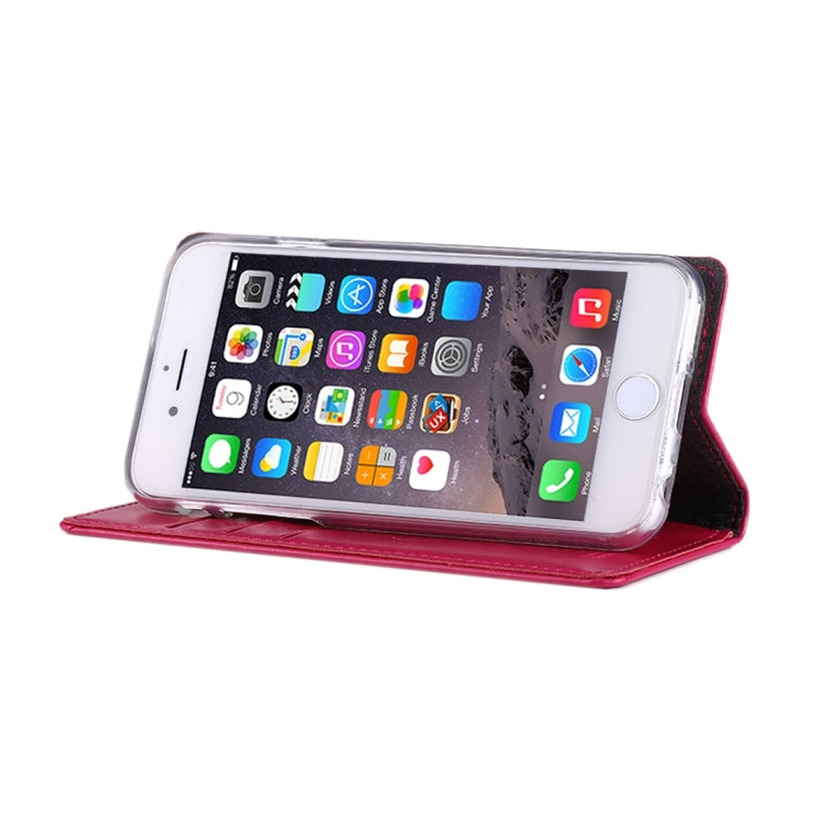 GOOSPERY BLUE MOON FLIP for iPhone 6 & 6s Crazy Horse Texture PU + TPU Horizontal Flip Leather Case with Holder & Card Slots & Wallet