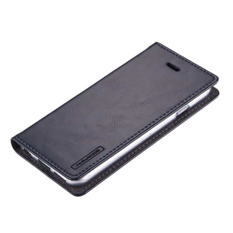 GOOSPERY BLUE MOON FLIP for iPhone 6 & 6s Crazy Horse Texture PU + TPU Horizontal Flip Leather Case with Holder & Card Slots & Wallet