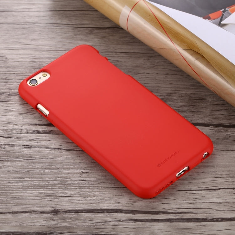 GOOSPERY SOFT FEELING for iPhone 6 & 6s Liquid State TPU Drop-proof Soft Protective Back Cover Case