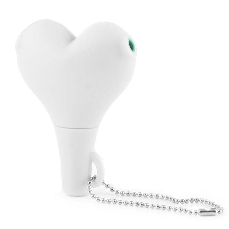 1 Male to 2 Females 3.5mm Jack Plug Multi-function Heart Shaped Earphone Audio Video Splitter Adapter with Key Chain for iPhone, iPad, iPod, Samsung, Xiaomi, HTC and Other 3.5 mm Audio Interface Electronic Digital Products