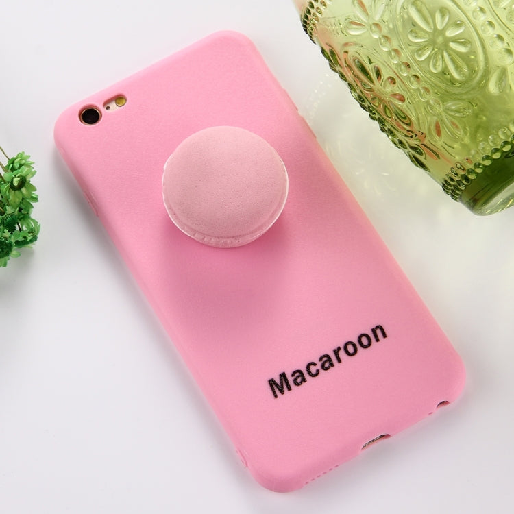 For iPhone 6 & 6s Macaroon Pattern Squeeze Rebound Squishy Dropproof Protective Back Cover Case