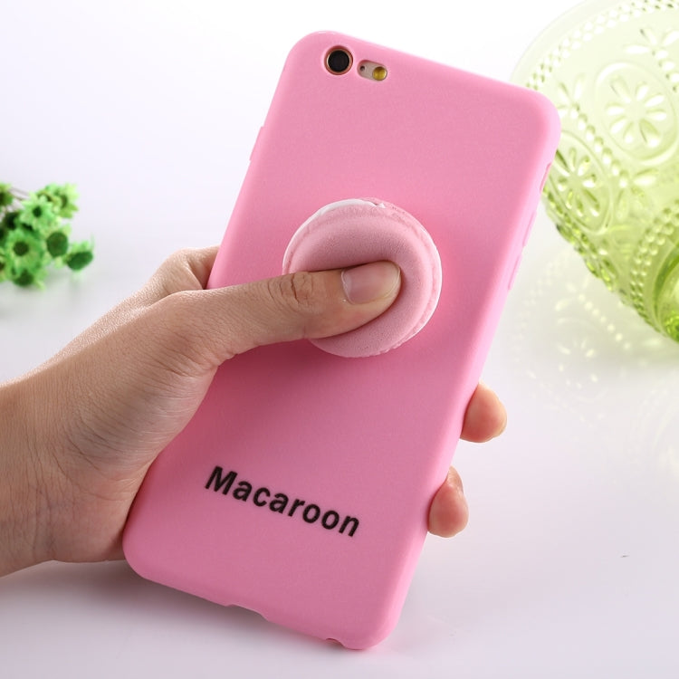 For iPhone 6 & 6s Macaroon Pattern Squeeze Rebound Squishy Dropproof Protective Back Cover Case