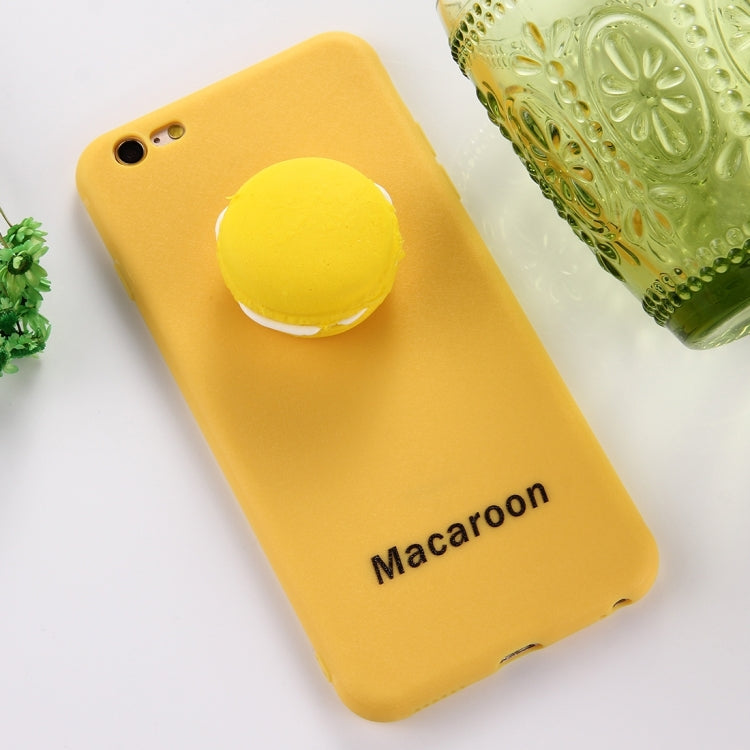 For iPhone 6 & 6s Macaroon Pattern Squeeze Rebound Squishy Dropproof Protective Back Cover Case