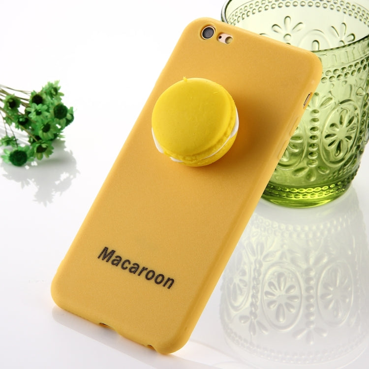 For iPhone 6 & 6s Macaroon Pattern Squeeze Rebound Squishy Dropproof Protective Back Cover Case