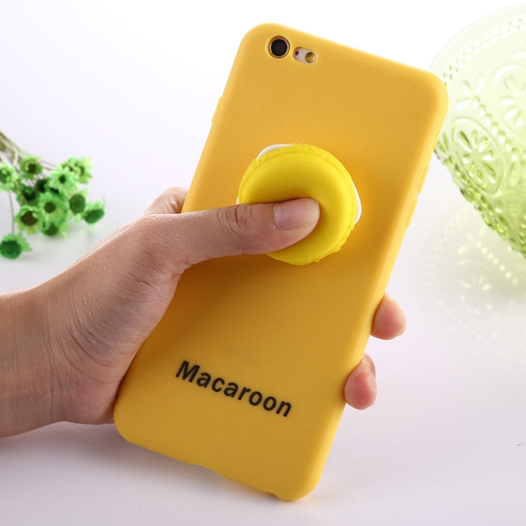 For iPhone 6 & 6s Macaroon Pattern Squeeze Rebound Squishy Dropproof Protective Back Cover Case
