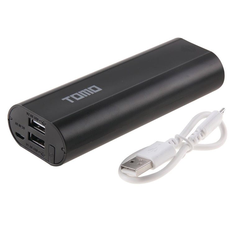TOMO M2 DIY 2 x 18650 Batteries (Not Included) Power Bank Shell Box with Display & 2 USB Output