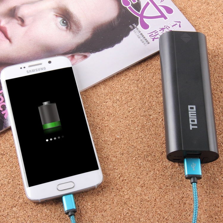 TOMO M2 DIY 2 x 18650 Batteries (Not Included) Power Bank Shell Box with Display & 2 USB Output