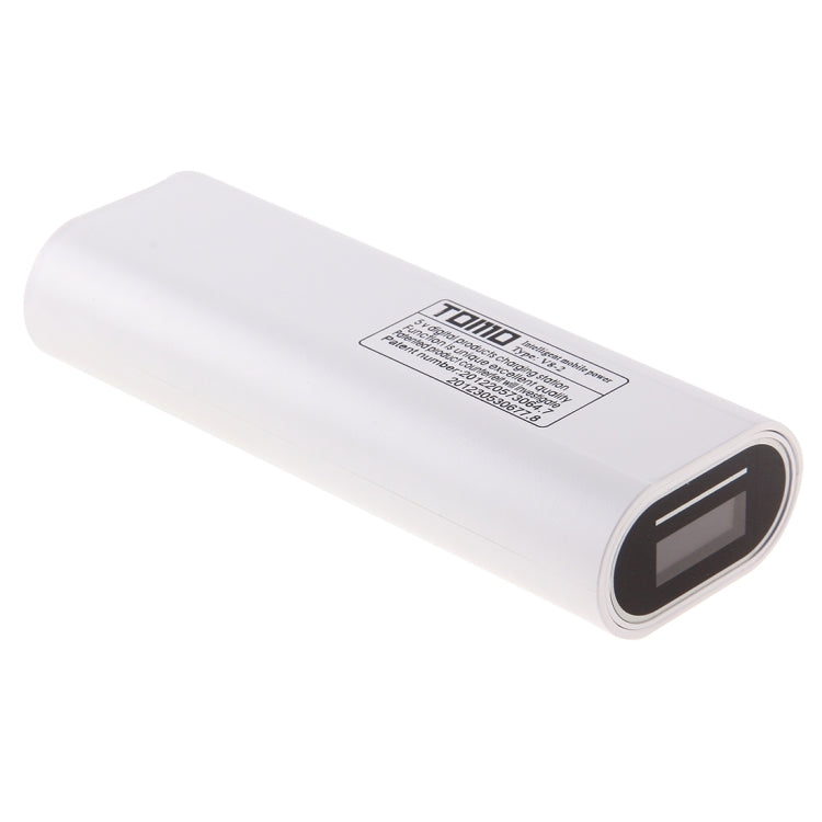 TOMO M2 DIY 2 x 18650 Batteries (Not Included) Power Bank Shell Box with Display & 2 USB Output